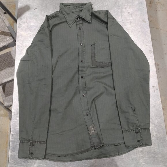 Brand New G-Star RAW Mens Button-Down Shirt Green Size XXL - Picture 1 of 4